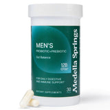 Medella Naturals Probiotiques pour Hommes, bouteille de gélules, prise quotidienne pratique.