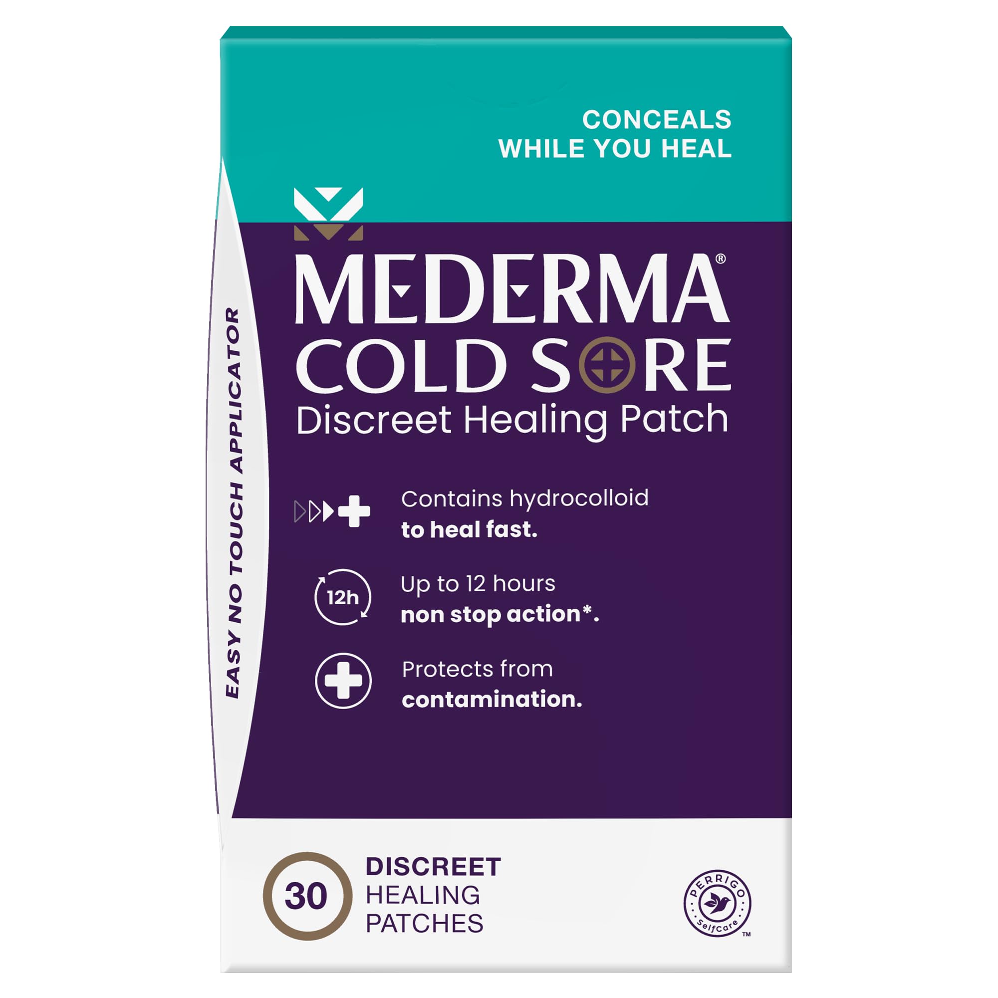 Mederma Patch herpès translucide qui masque le bouton et reste discret