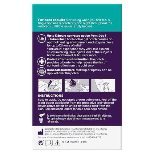 Mederma Patch protection 12 heures pour une couverture continue