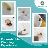 Medi Grade Kit Nettoyage des Oreilles - Bassine pratique évite les éclaboussures.