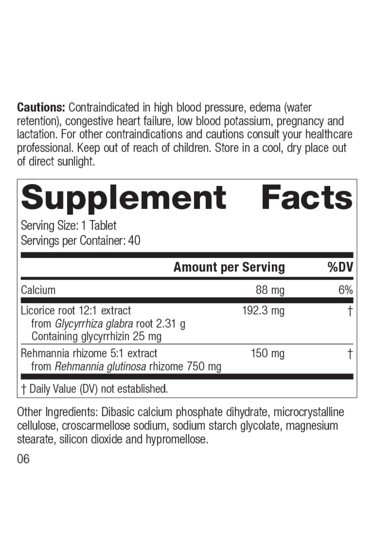 Medi Herb Adrenal Complex capsules sur étagère, soutien potentiel à l'adaptation au stress quotidien.