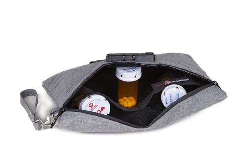 Medicine RX Safe carte nom frontale pour personnalisation dans les espaces publics.