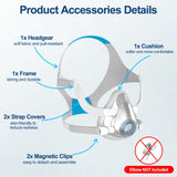 MEDICOLOR AirFit F20 – cadre durable avec protections douces pour un ajustement confortable.