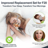 MEDICOLOR AirTouch F20 sangle tête rembourrée pour un contact agréable.