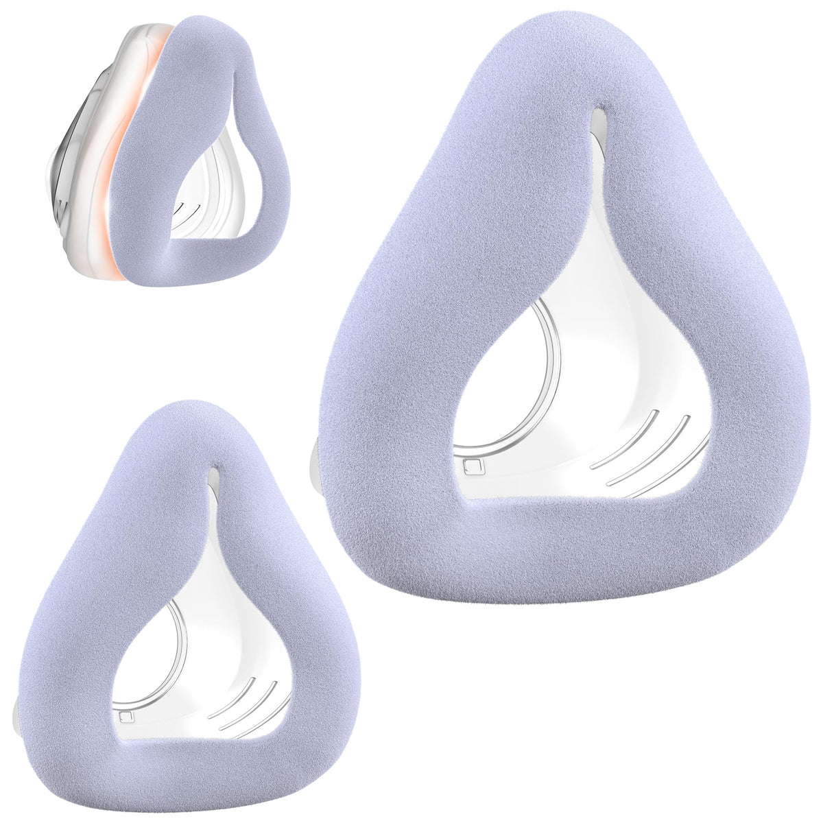 MEDICOLOR coussin F20 tissu respirant avant : confort et ventilation améliorés.