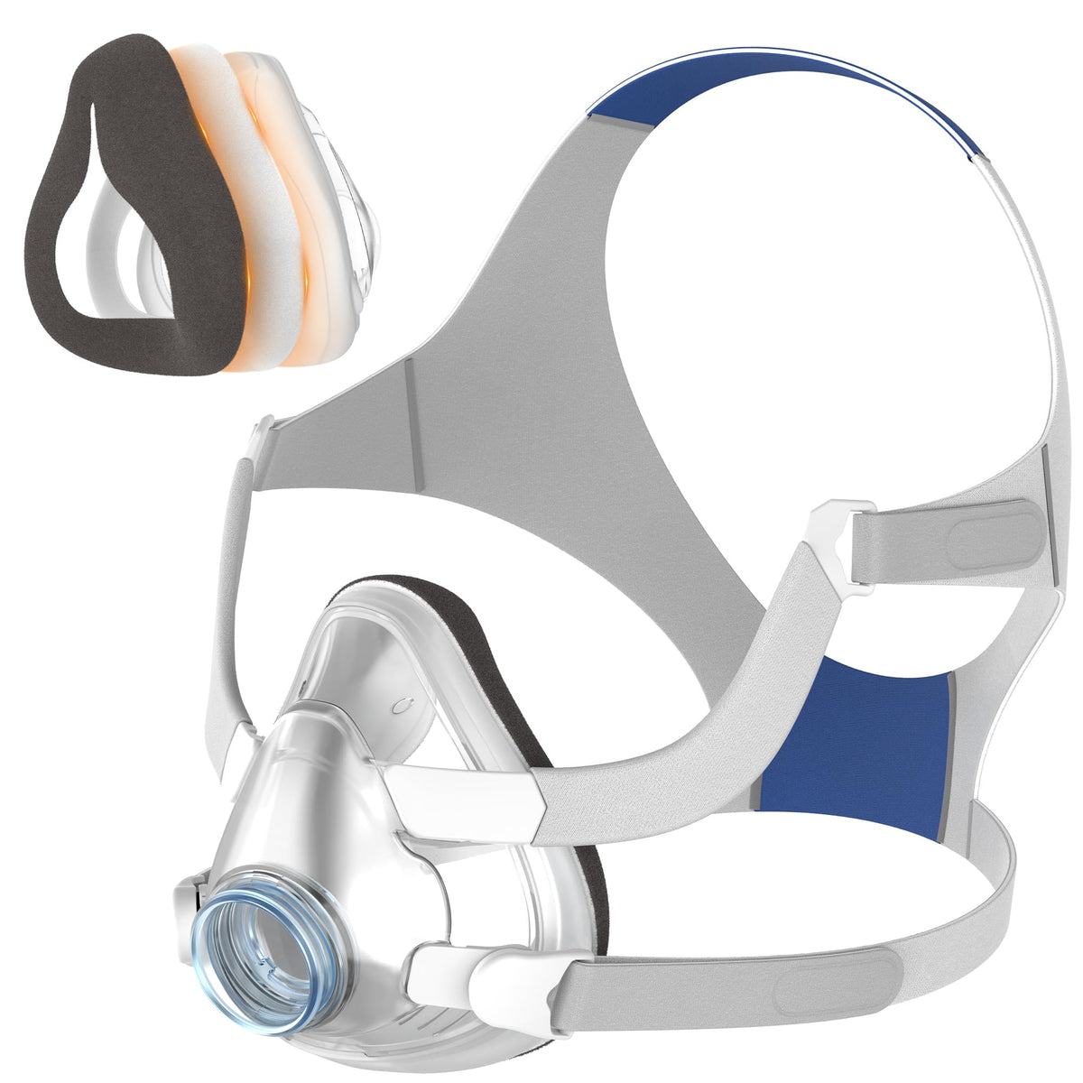 MEDICOLOR coussin hybride 3-en-1, confort doux et ajustement sûr pour CPAP.
