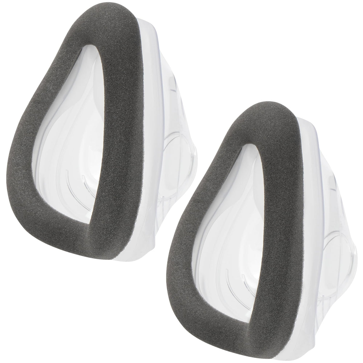 MEDICOLOR coussin mousse brun-avant: douceur et soutien pour le visage lors du port prolongé.