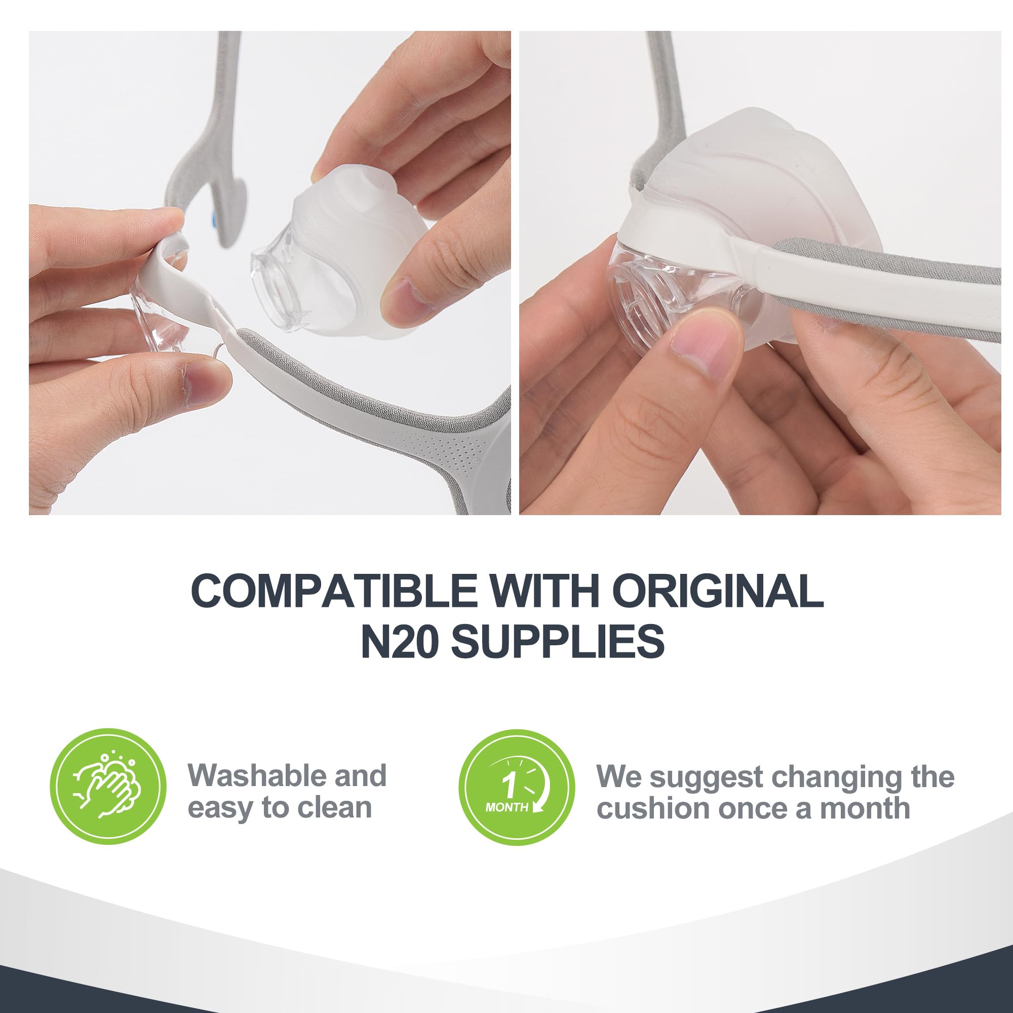 Emballage duo MEDICOLOR: deux coussins pour remplacement et hygiène facilitée.