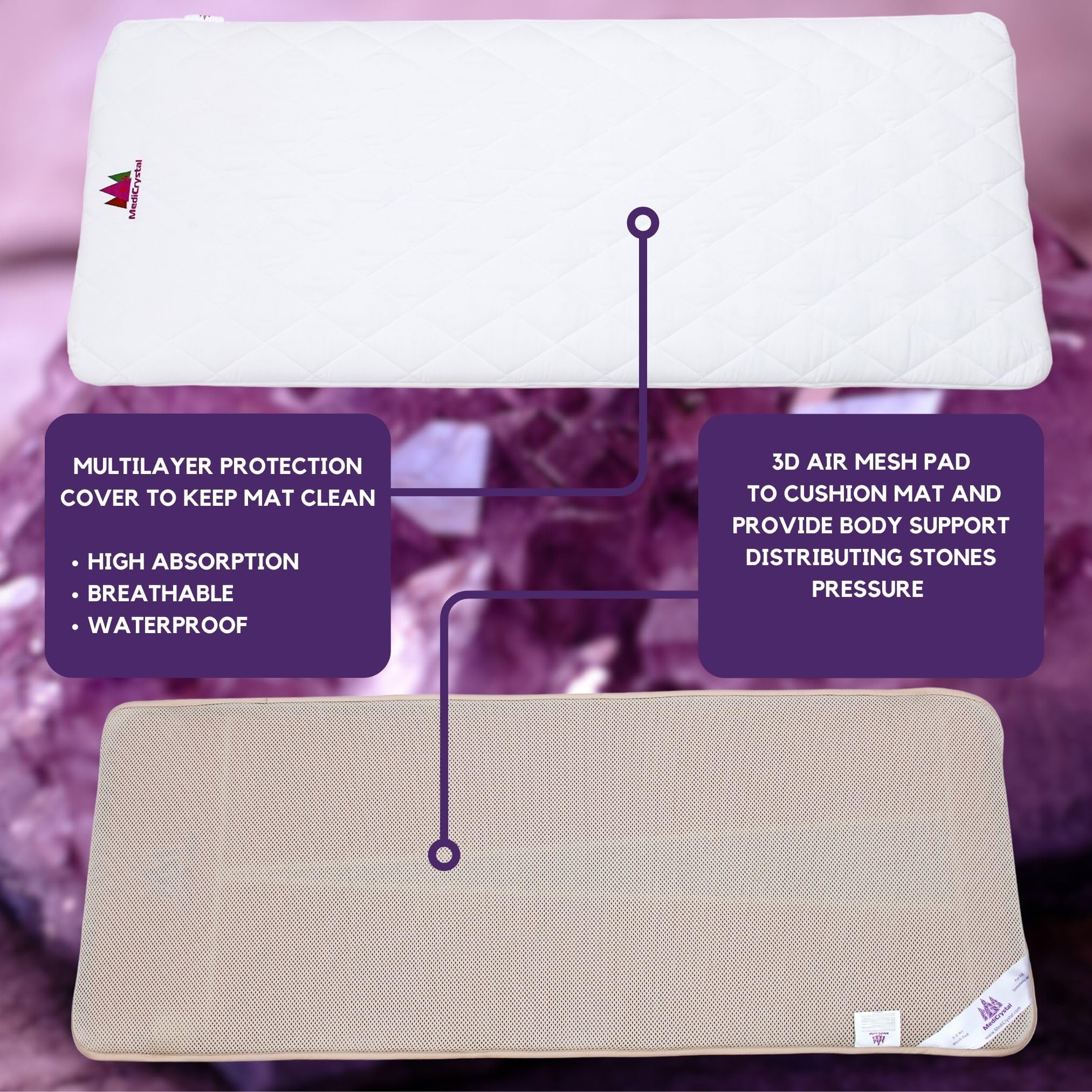 Revêtement suède artificiel ThermoGem MediCrystal tactile et luxueux