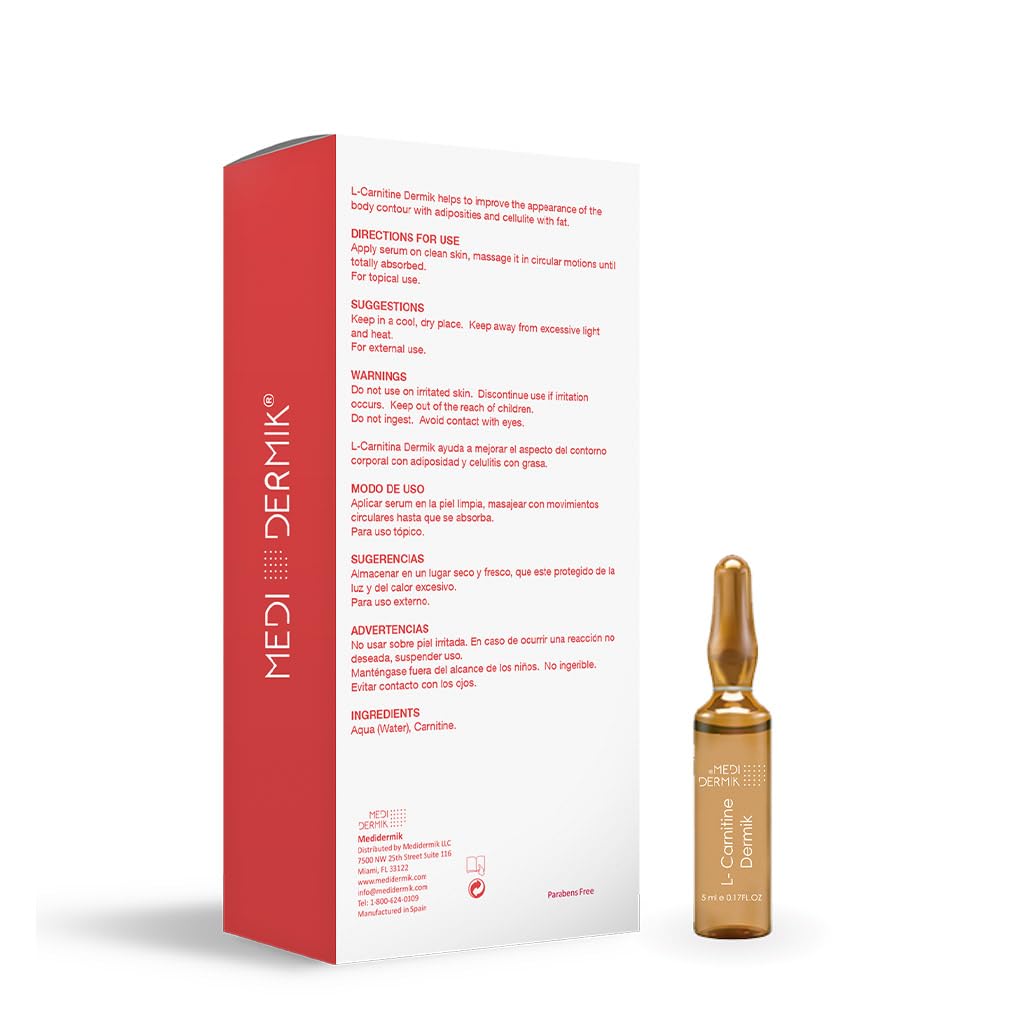 medidermik-l-carnitine-texture-peau-fermete: amélioration de la texture et de la fermeté.