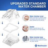 Medihealer conseille eau distillée uniquement pour cette chambre.