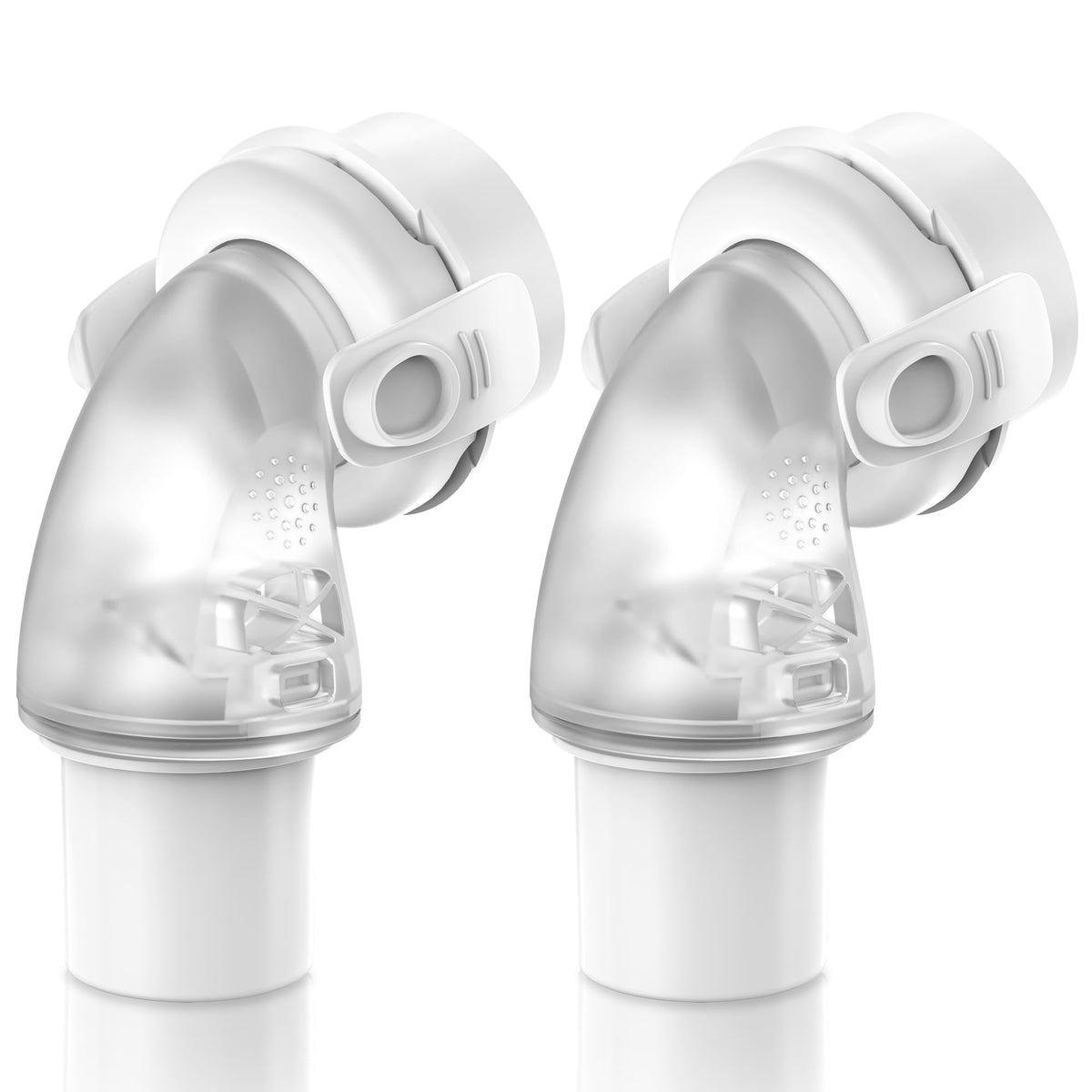Medihealer connecteur coude rotatif pour Airfit F20 et F30 avec rotation à 360 degrés.