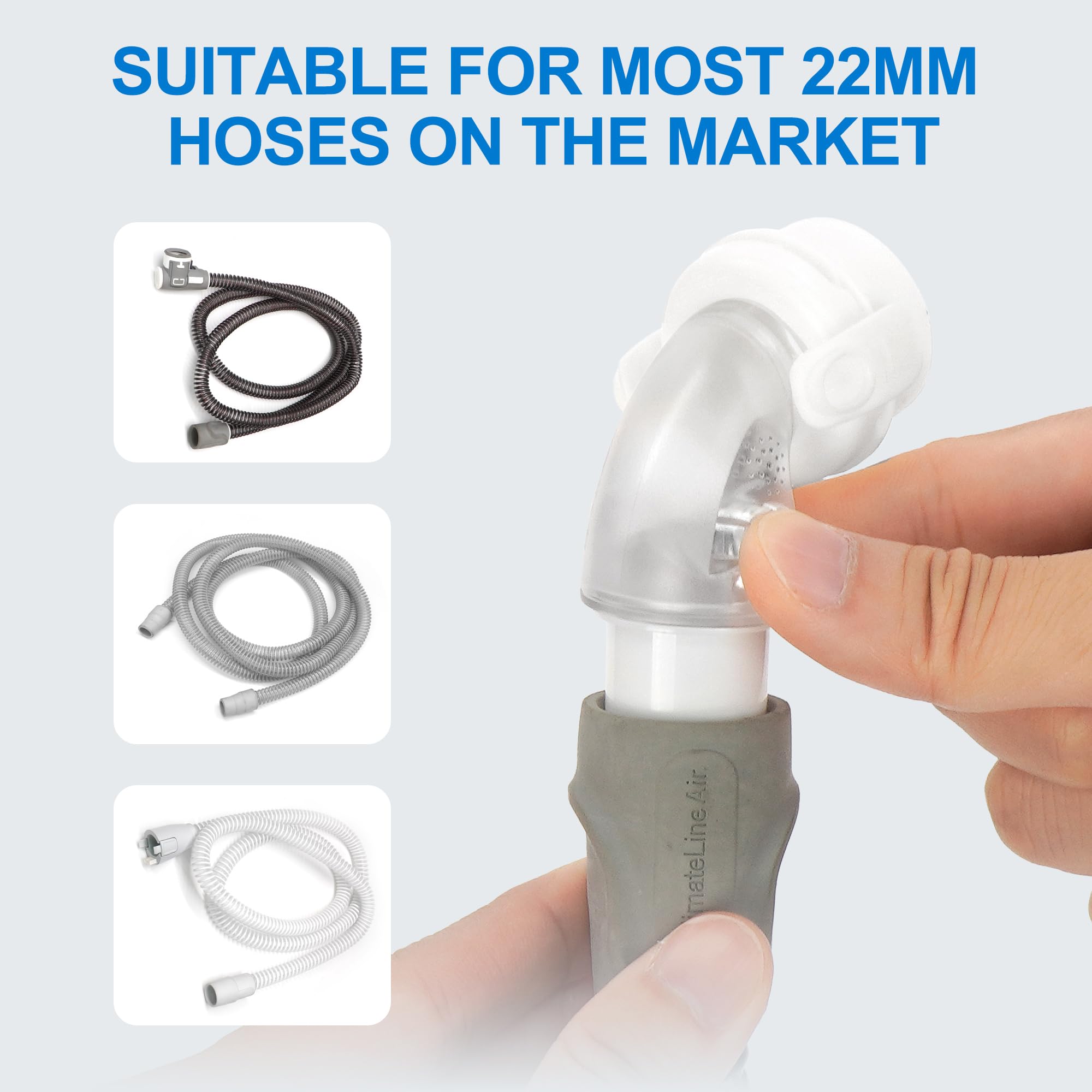 Medihealer connexion silencieuse et stable évitant les mouvements du tuyau.