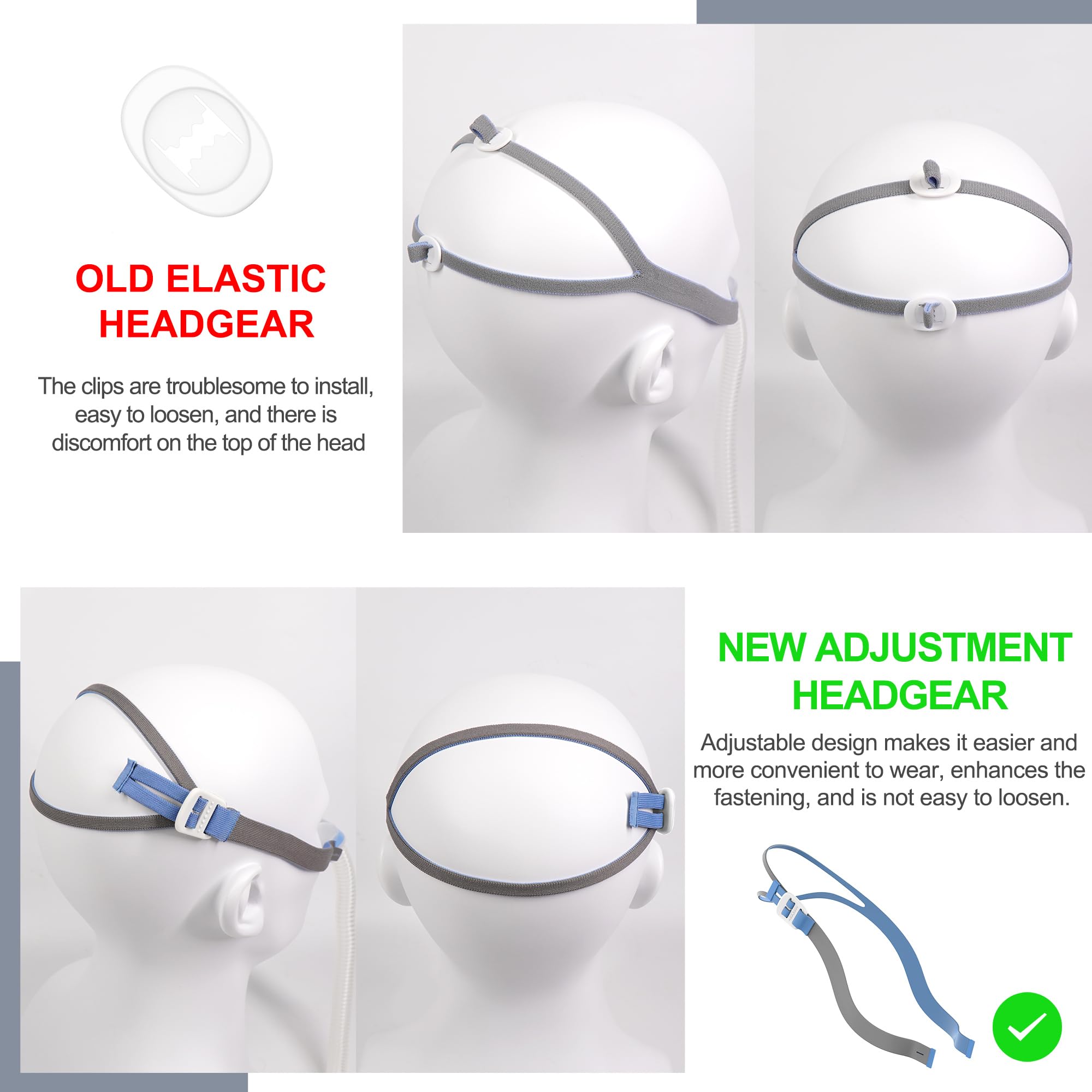 Paquet complet Medihealer Airfit P10 — kit sans coussin prêt à remplacer.