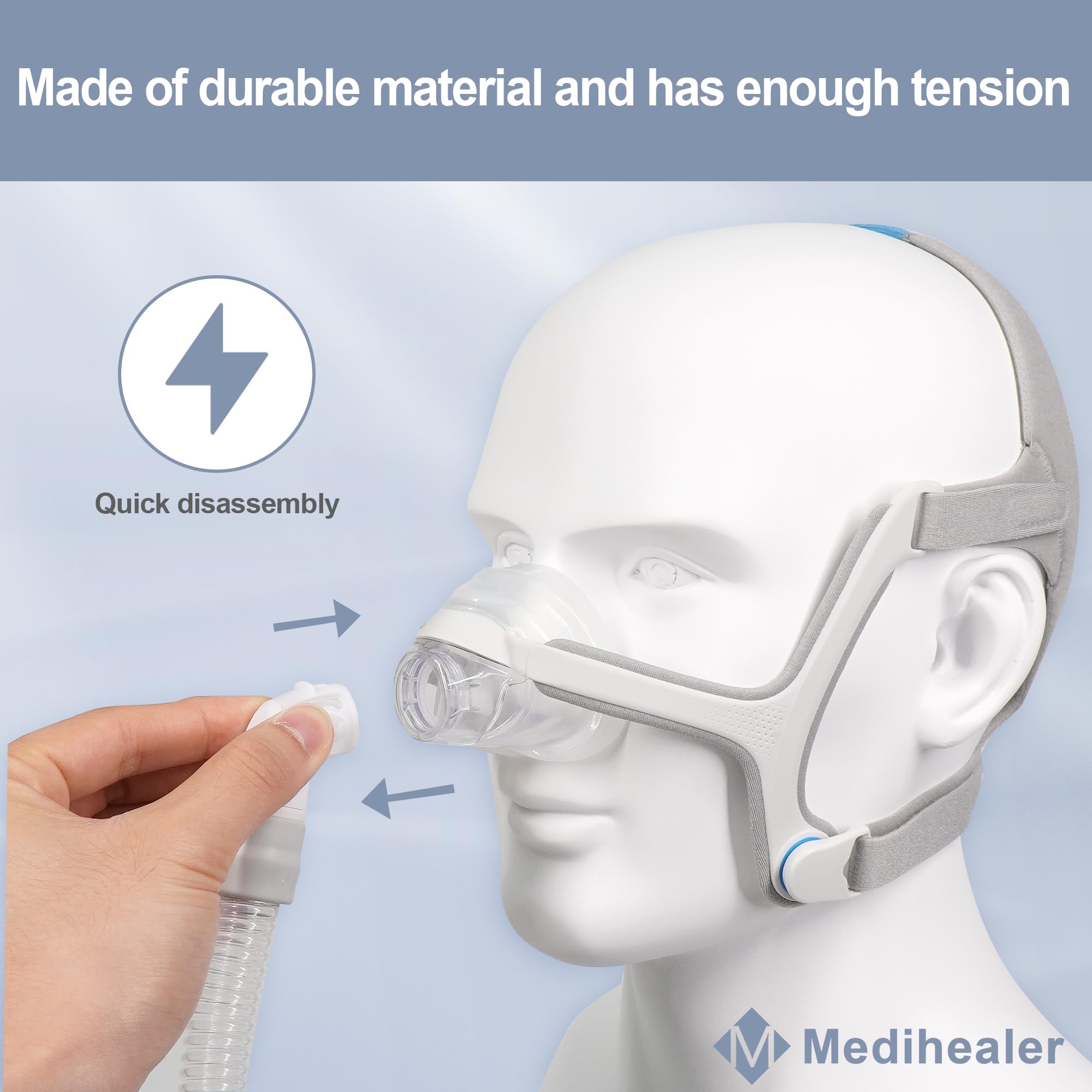 Tube N20 Medihealer à double rotation, offre une flexibilité accrue pour ajustement.