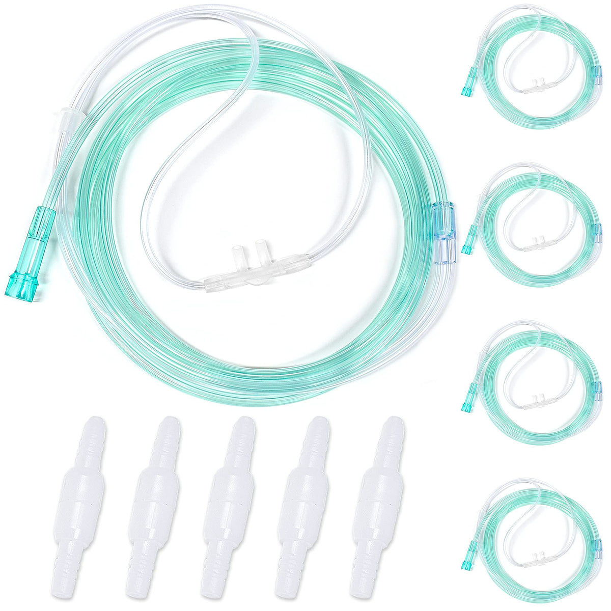 Tubes nasaux Medihealer 6,5 pieds – douceur silicone pour un port confortable.