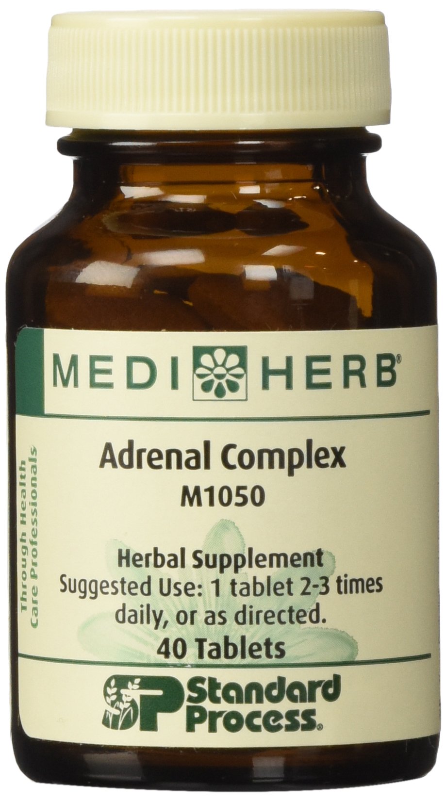 Mediherb Adrenal Complex – bouteille, soutien potentiel à l'énergie face au stress.