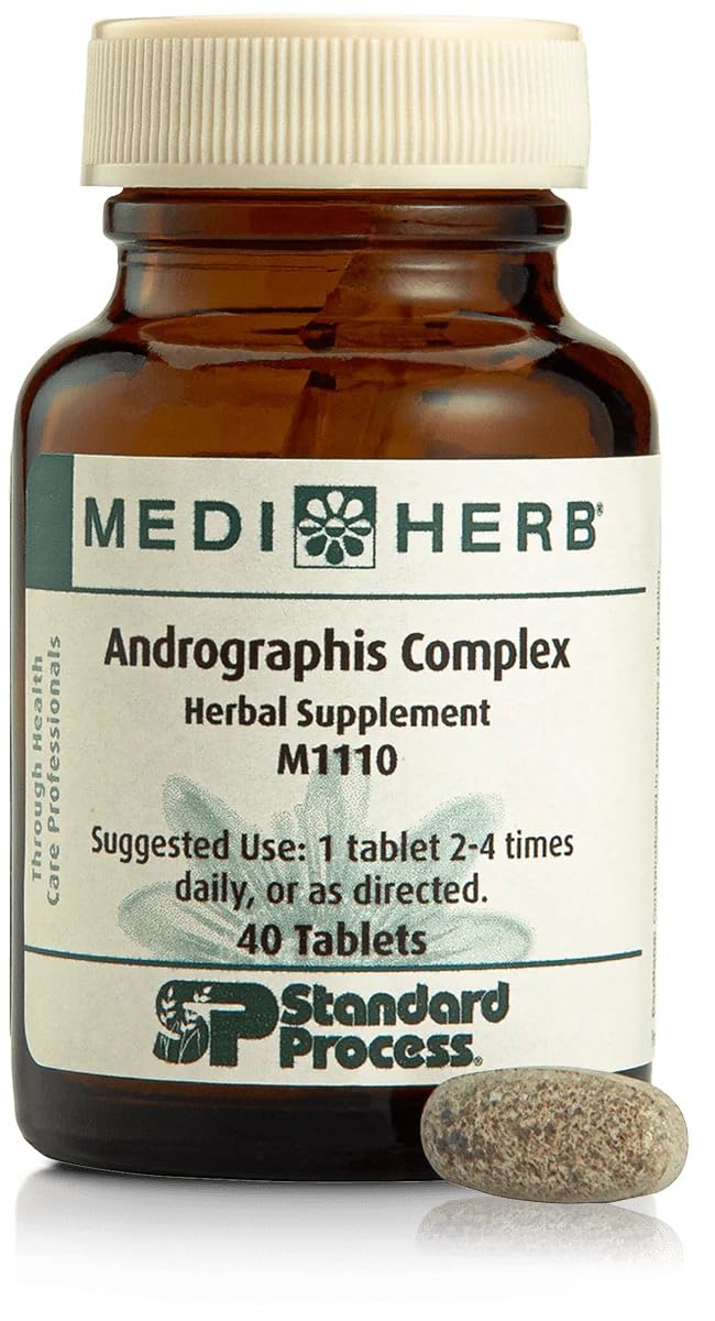 Medi Herb Andrographis Complex – bouteille montrant le complément soutenant le système immunitaire
