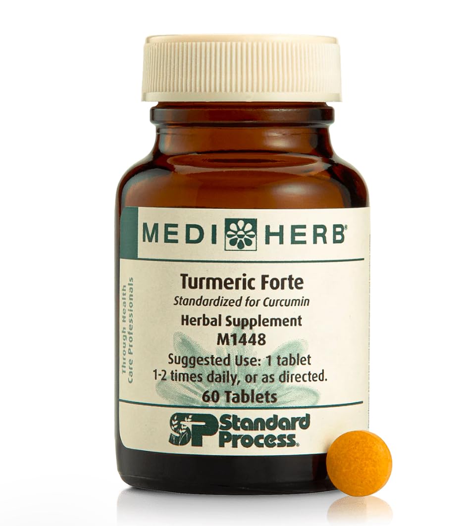 Mediherb Curcuma Forte – boîte du produit, usage quotidien recommandé