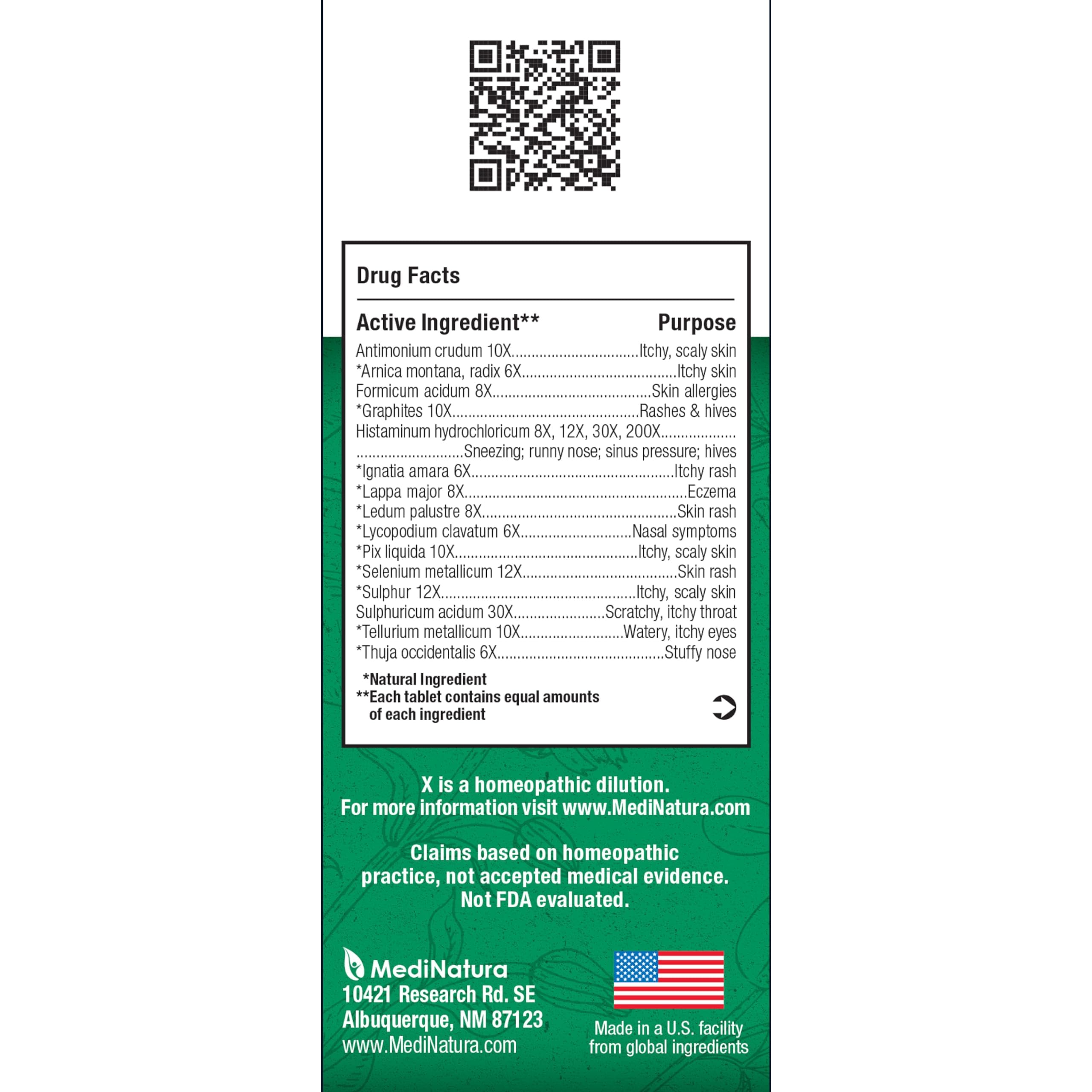 MediNatura BHI – tablettes à dissolution rapide pour l’allergie saisonnière.