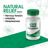 MediNatura BHI Calming Support – dosage jour et nuit pour une routine apaisante.