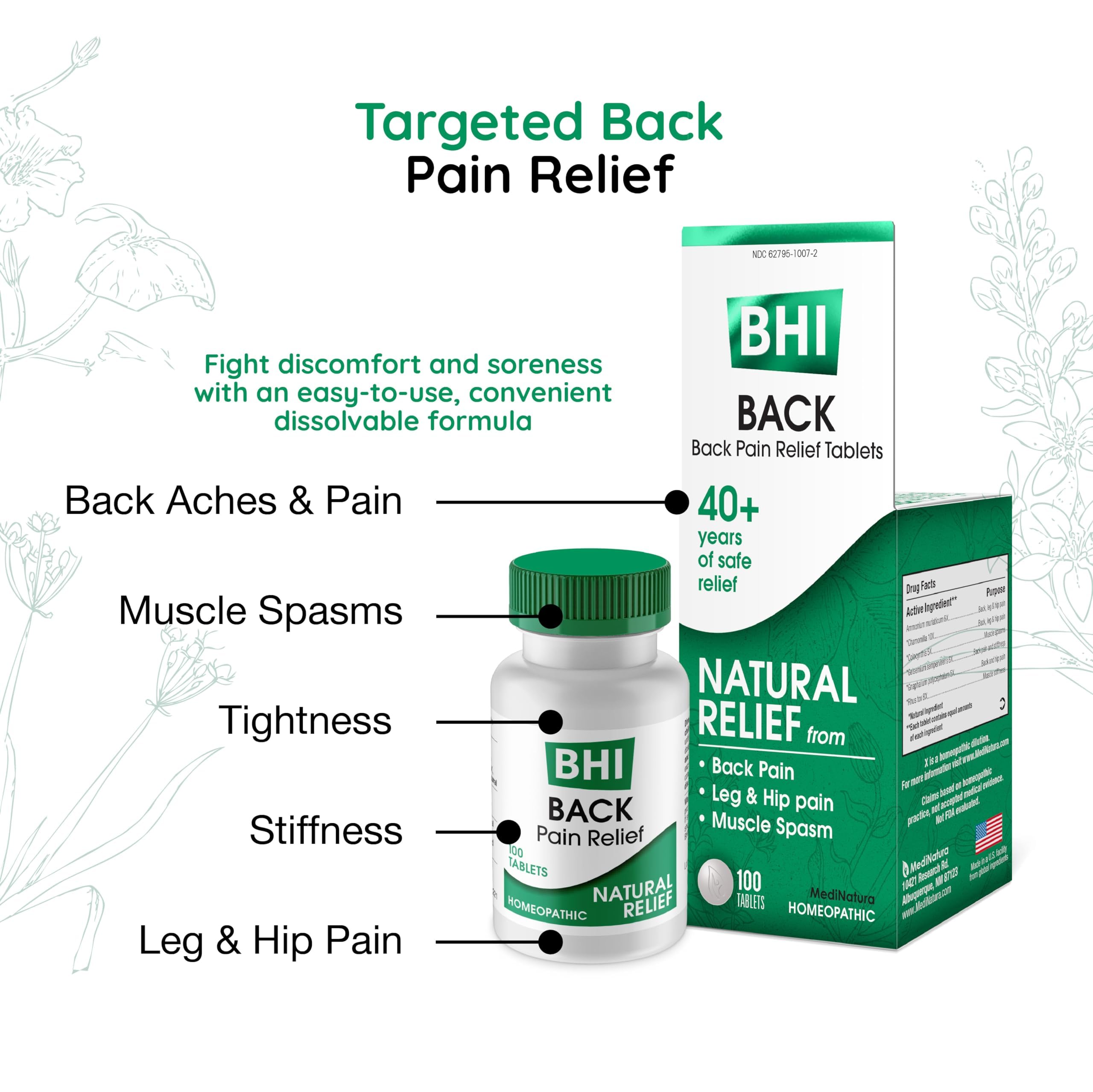 MediNatura BHI Back : présentation simple pour rester actif.