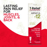 Application facile de MediNatura T-Relief Arnica crème sur les zones ciblées du corps.