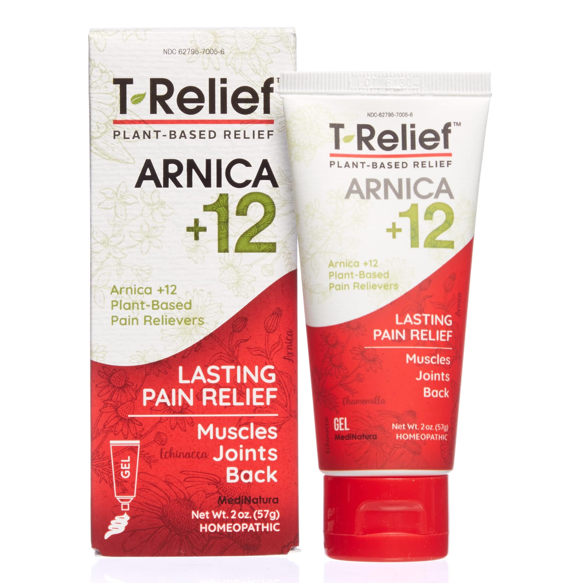 MediNatura T-Relief bouteille-arnica: gel naturel pour soutenir muscles et articulations.