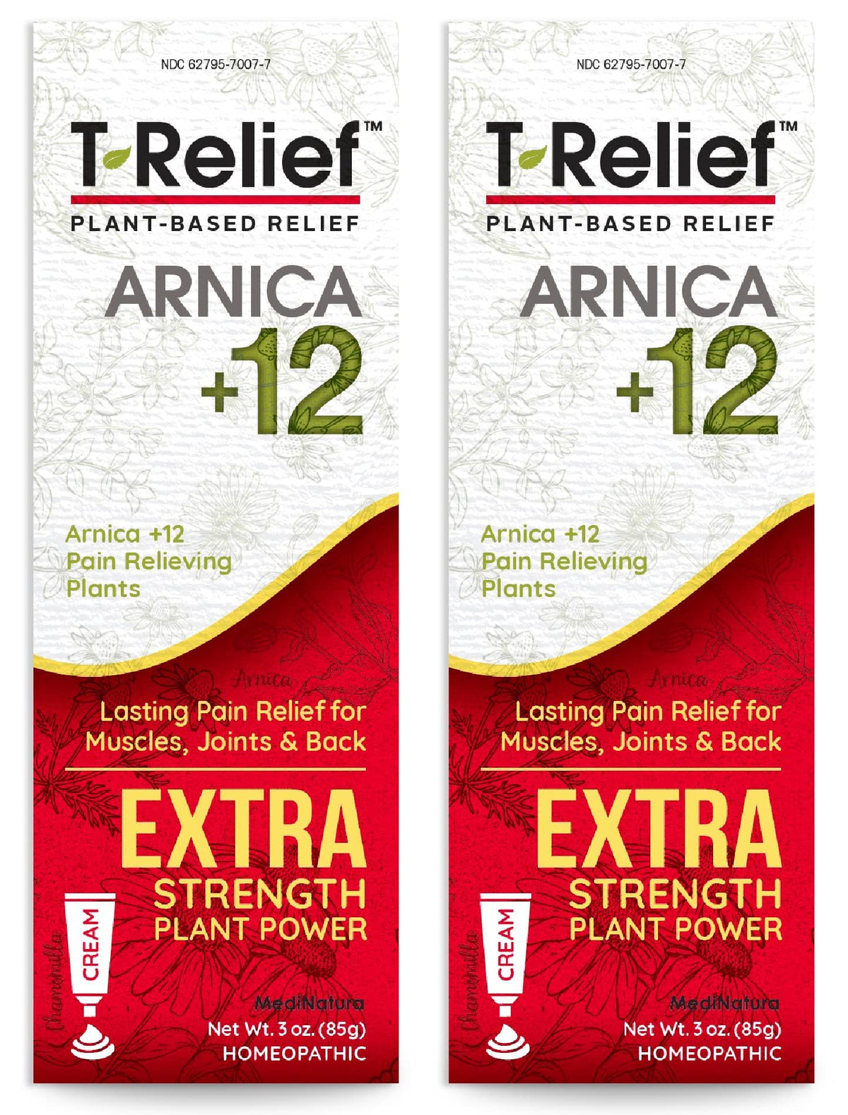 MediNatura T-Relief Arnica crème, soulage les douleurs musculaires.