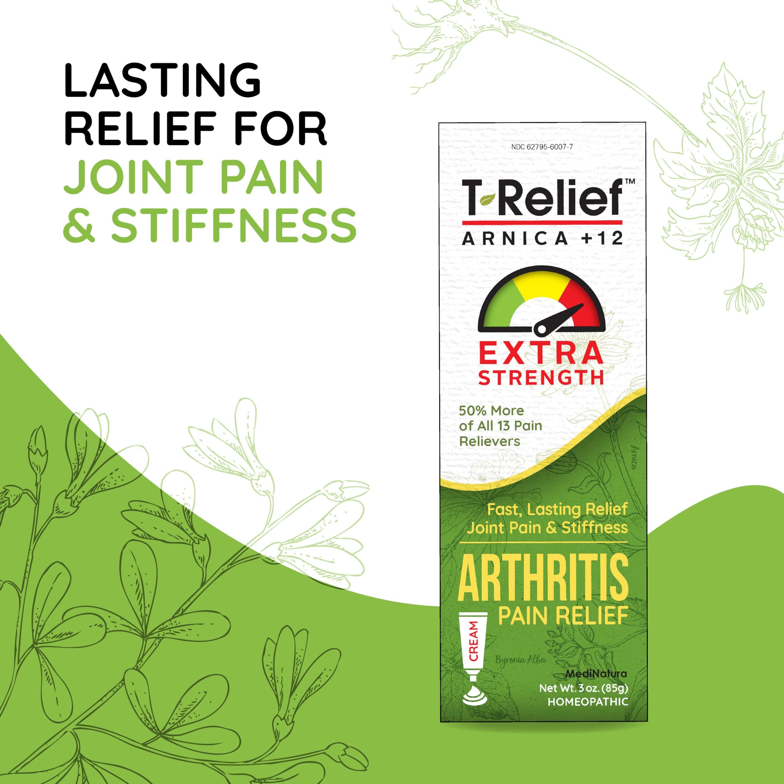 Ingrédients naturels: Arnica et 12 actifs dans MediNatura T-Relief.