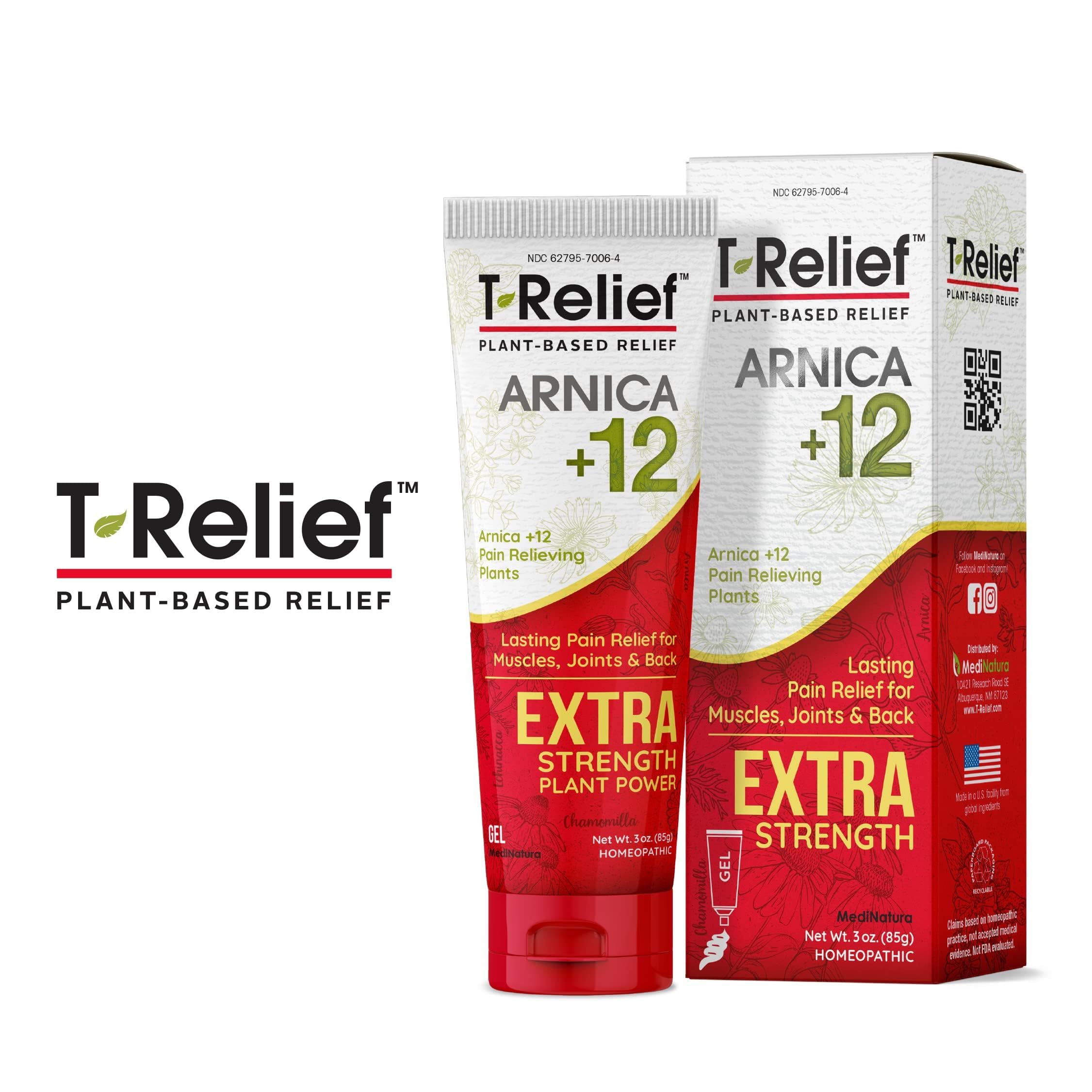 MediNatura T-Relief Gel Arnica – soutien pour douleurs articulaires et musculaires.
