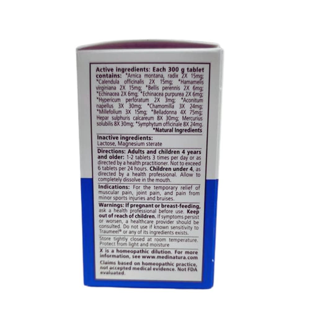 MediNatura Traumeel: formulation naturelle et Arnica pour le bien-être quotidien