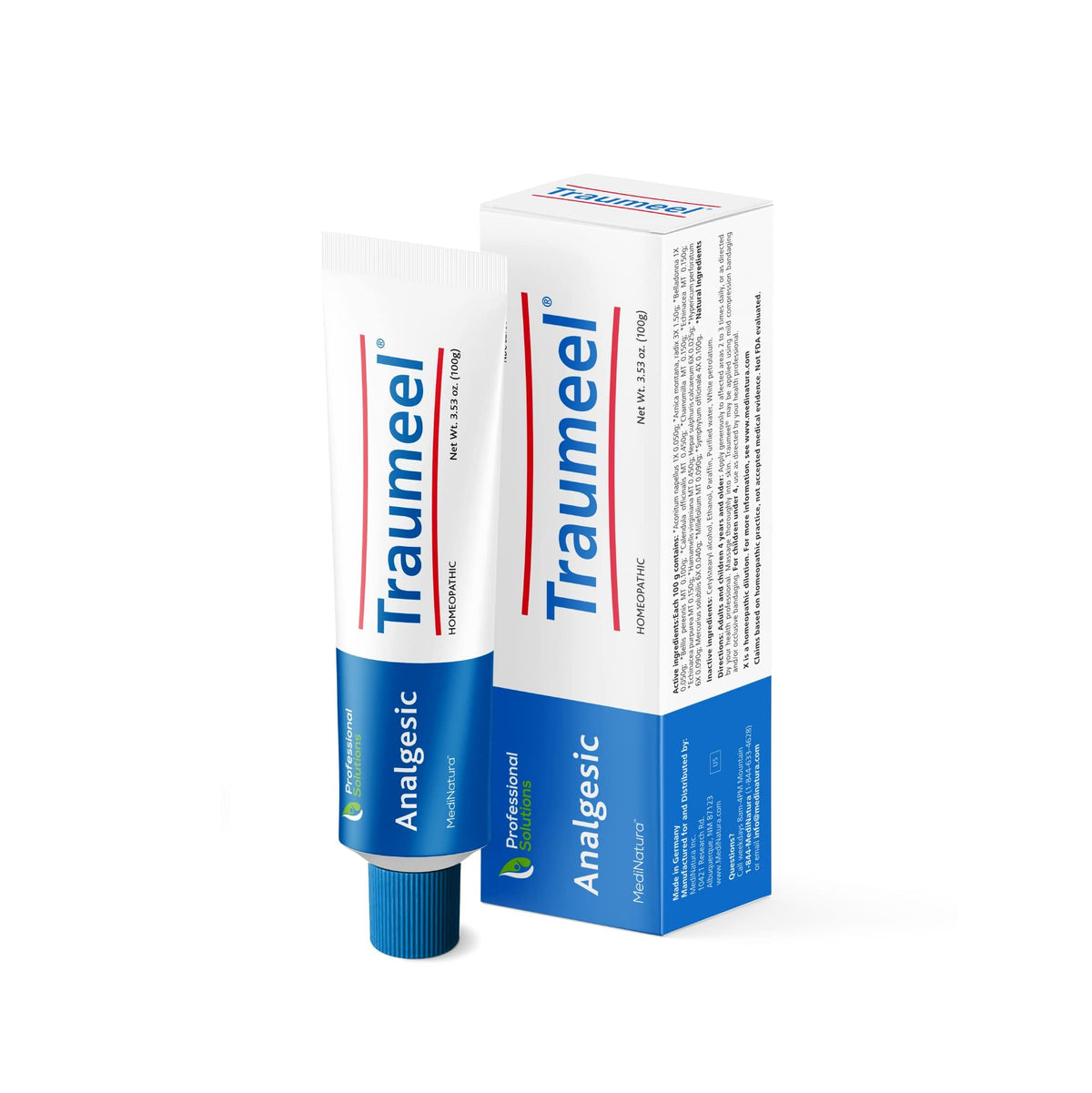 MediNatura Trumeel crème apaisante pour relief temporaire des douleurs musculaires et articulaires.
