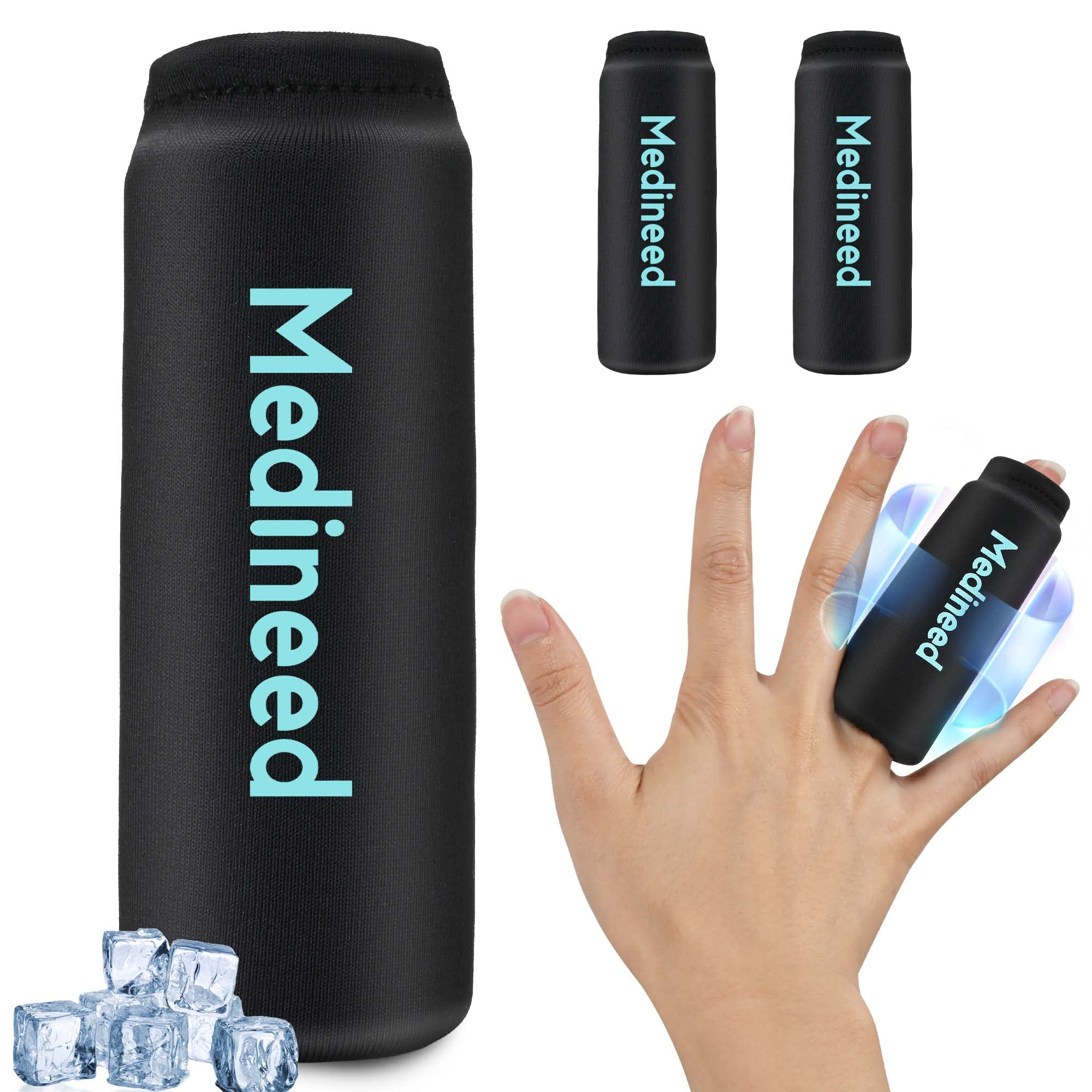 Medineed bande gel refroidissante pour doigts, confort et compression légère.