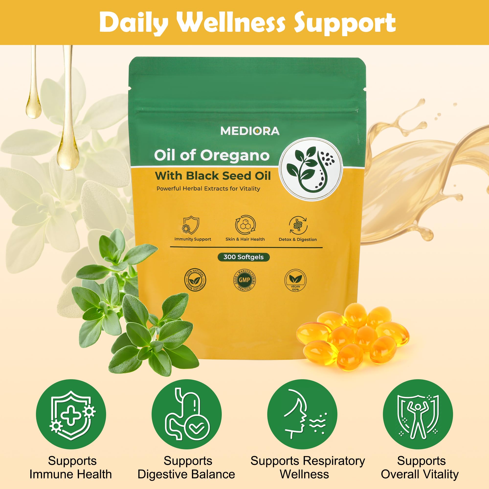 Capsules à absorption optimisée pour les nutriments liposolubles.