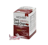 Pastilles Medi-First Medique 81525 cerise pour soulager temporairement la toux et la gorge