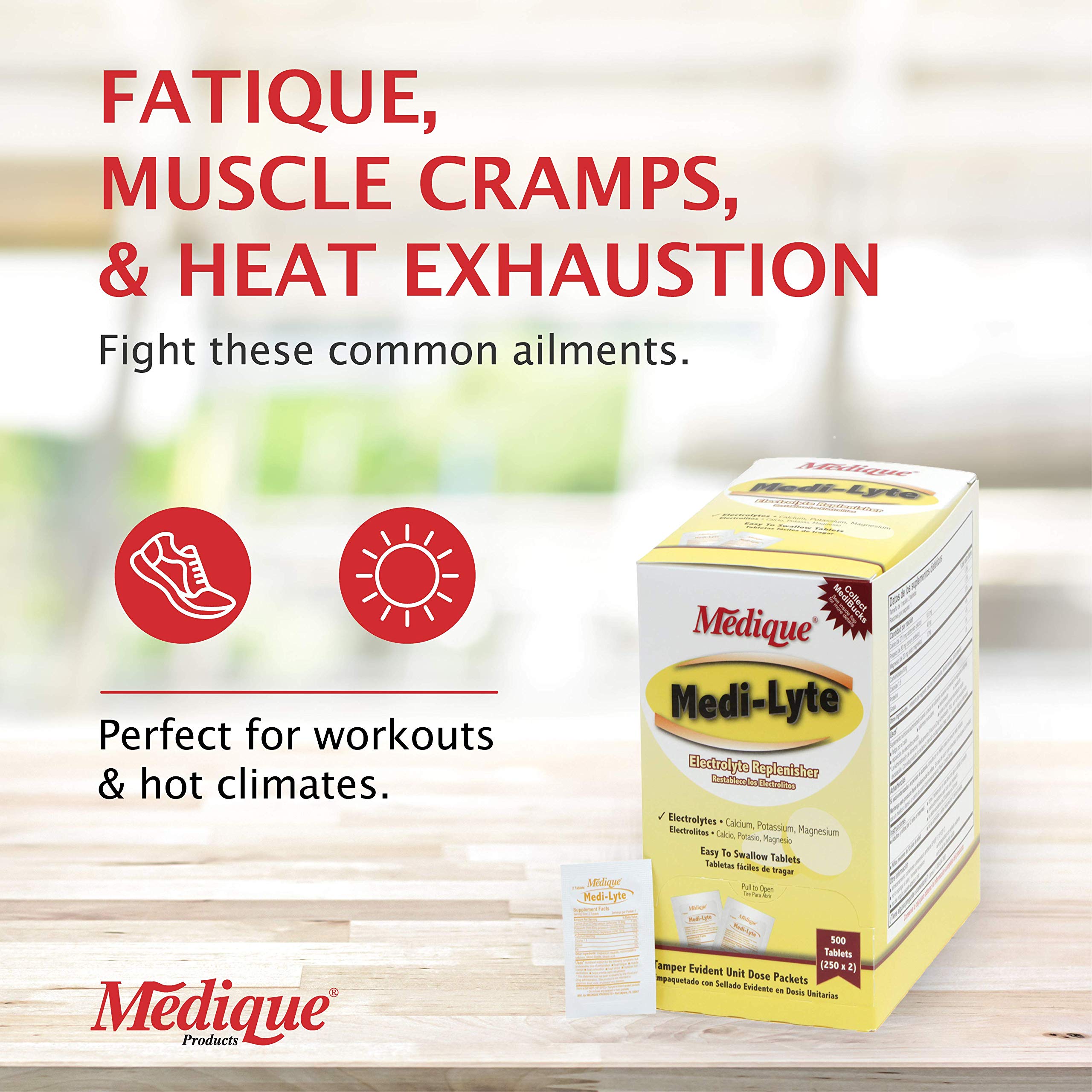 Conditionnement Medi-Lyte: pack 50 x 2 comprimés