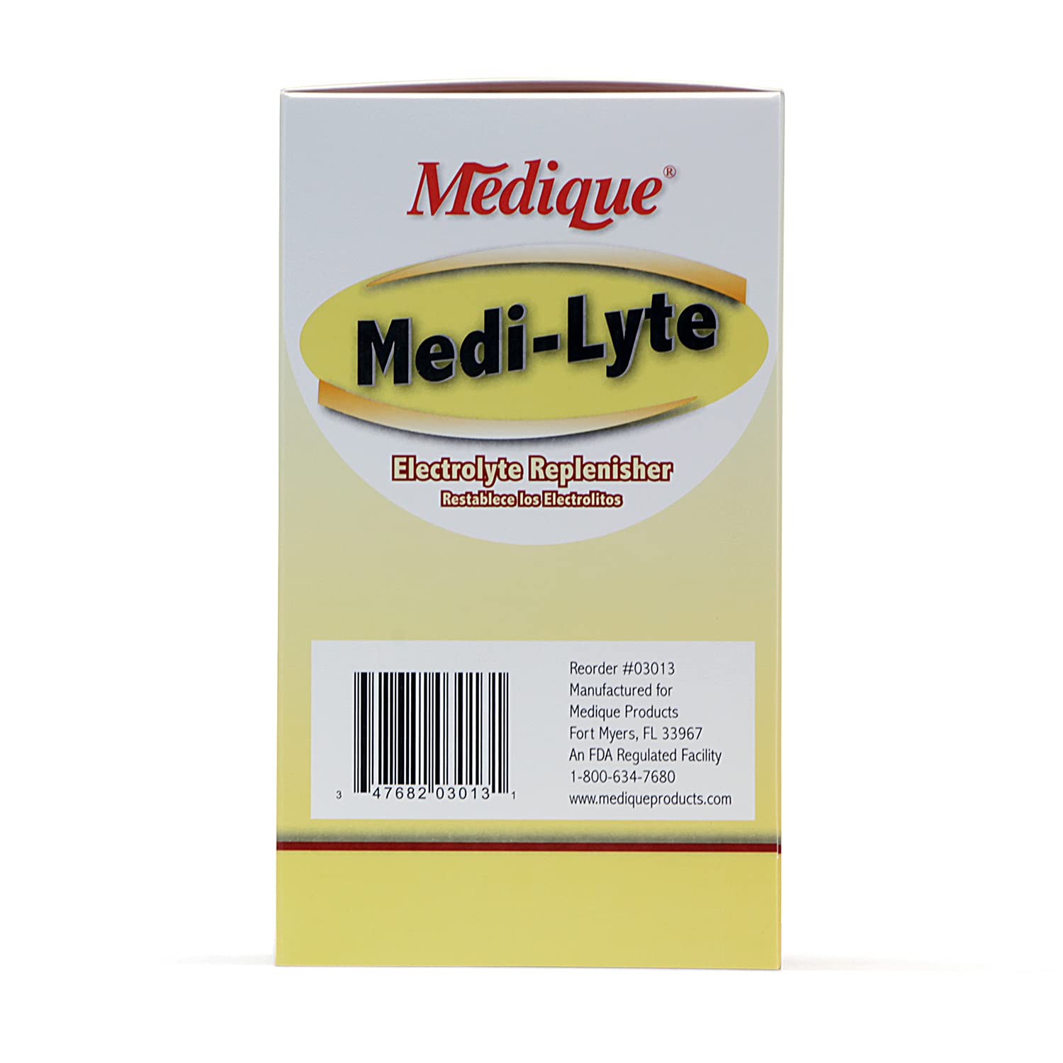 Utilisation quotidienne de Medique Medi-Lyte sans sodium ni sucre ajouté