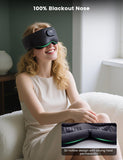 Medisana Masque Yeux Haut-Parleurs Intégrés: écouteurs Bluetooth pour musique et méditation