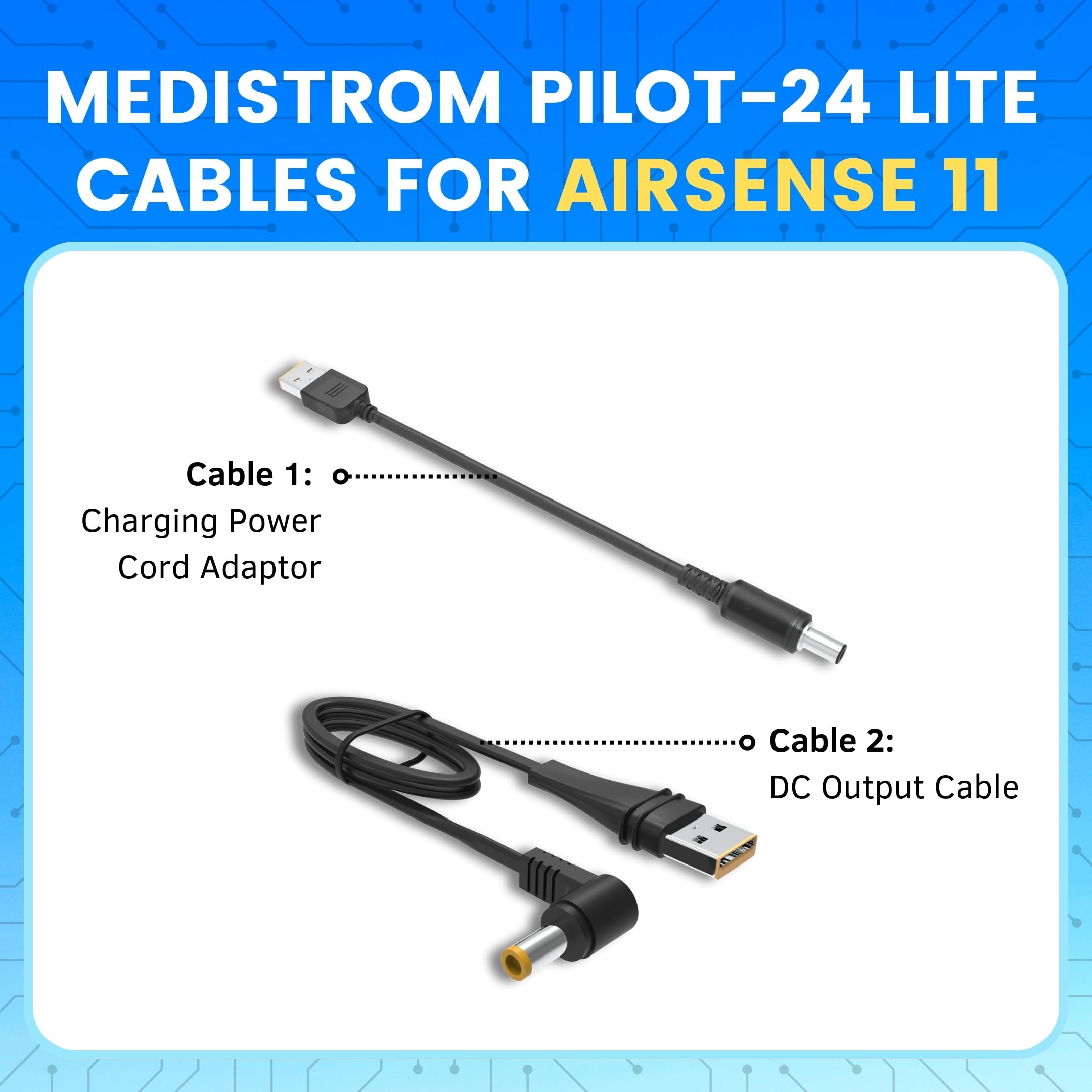 Medistrom Pilot-24 Lite connecteur CPAP, connexion directe et fiable