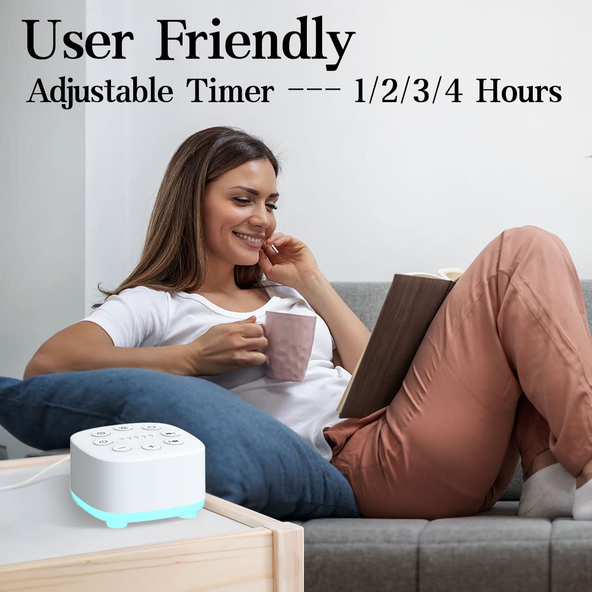 Meditation alimentation AC ou USB pour l'utiliser n'importe où.