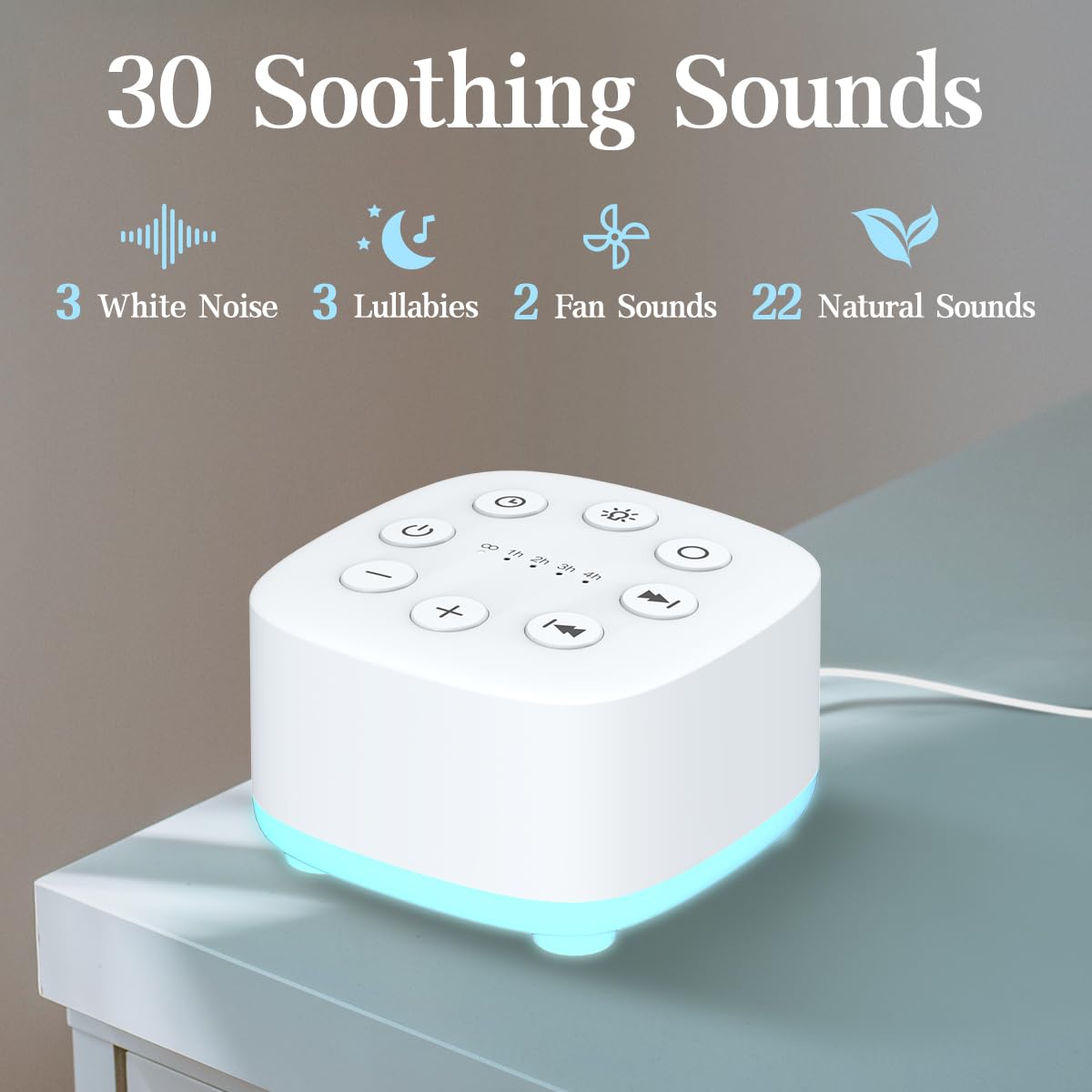 Meditation contrôle du volume à 32 niveaux pour s'adapter à l'environnement.