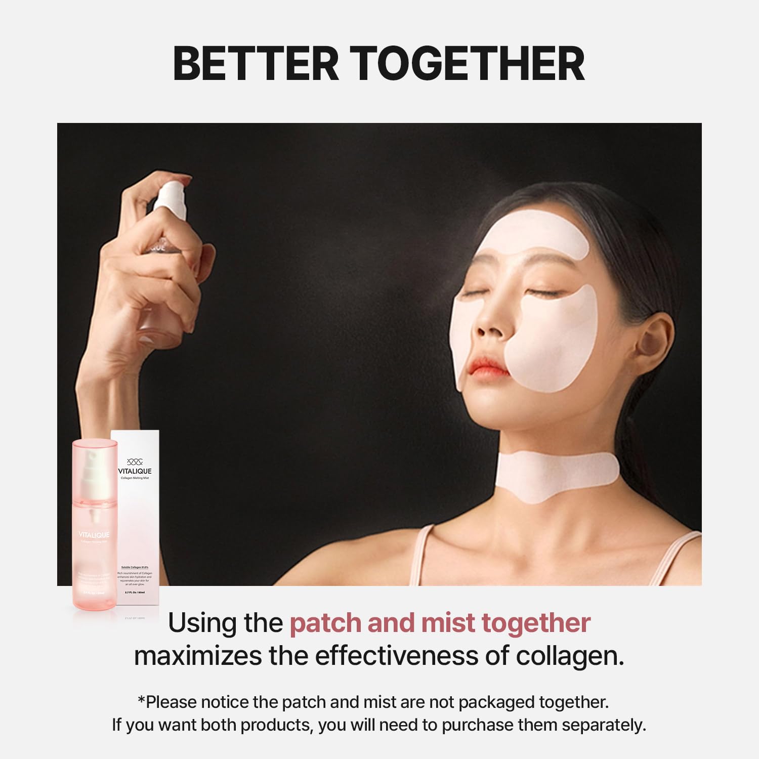 Patch MEDITHERAPY collagène fusion cou – nanofibres pour absorption optimale