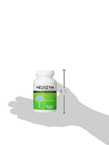 Medizym Naturel - Tableau ingrédients: aperçu des enzymes et rutine.