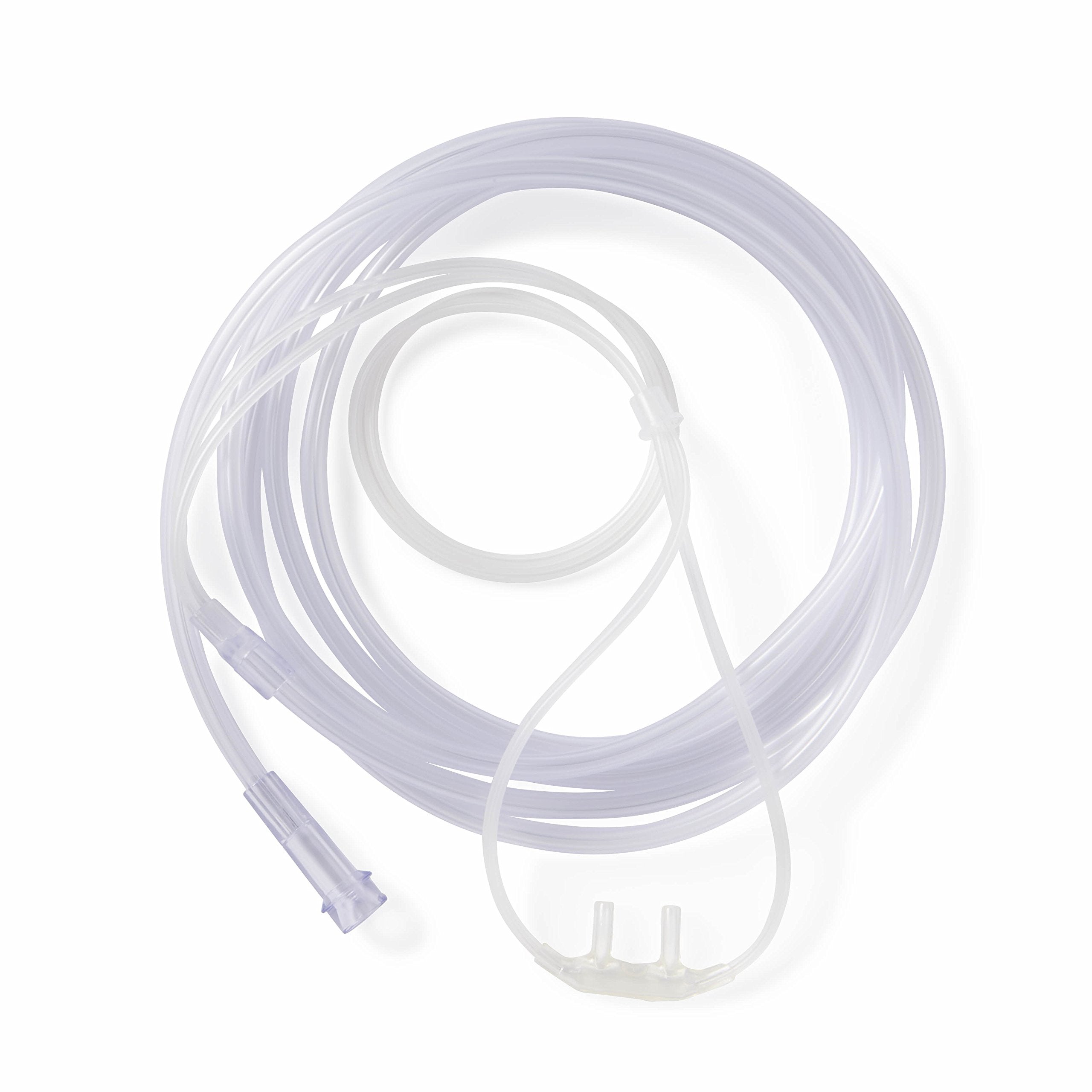 Cannule nasale Medline Soft-Touch sur le visage, confort accru et réduction de pression.