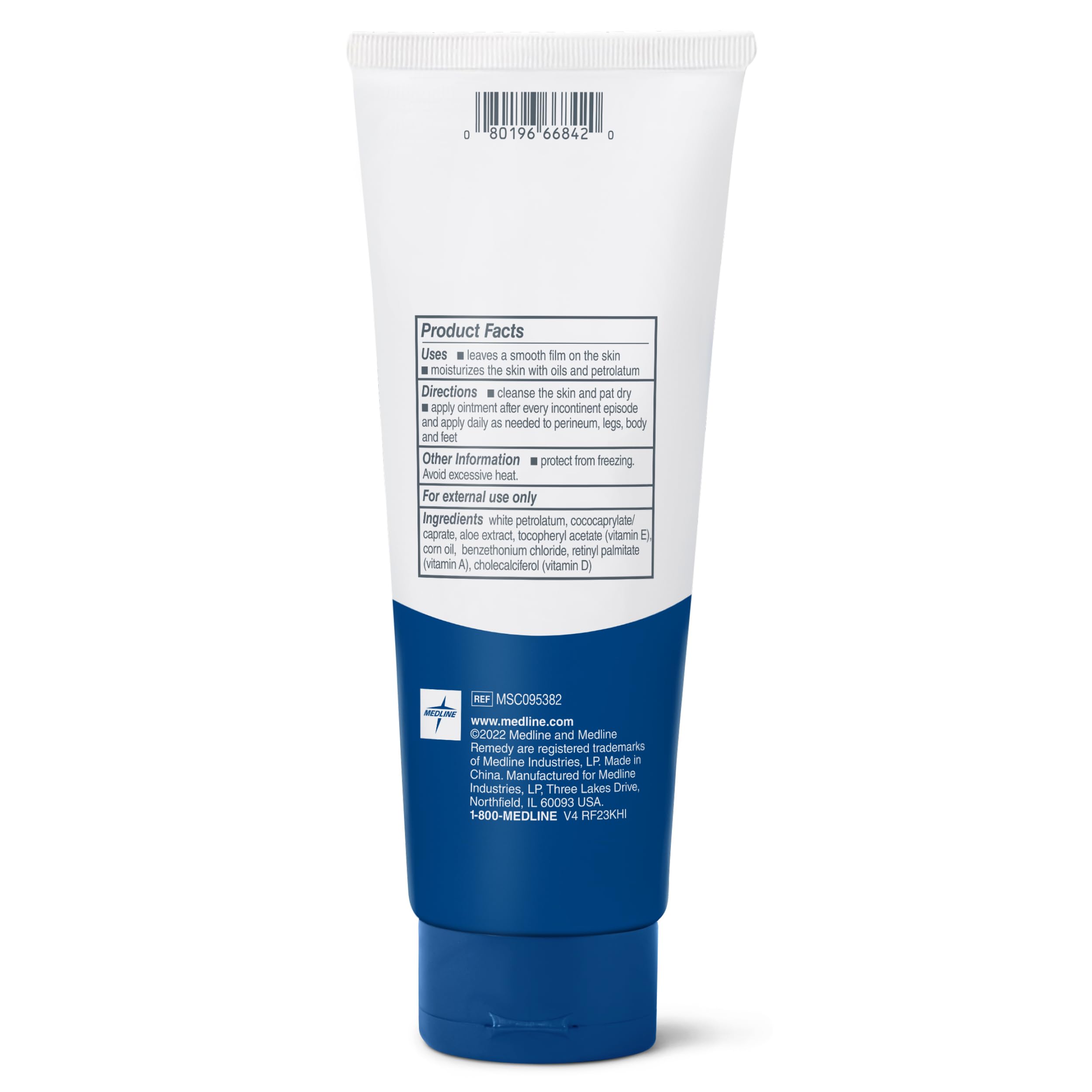 Medline Remedy Essentials Application Quotidienne, soin pratique pour peau fragile