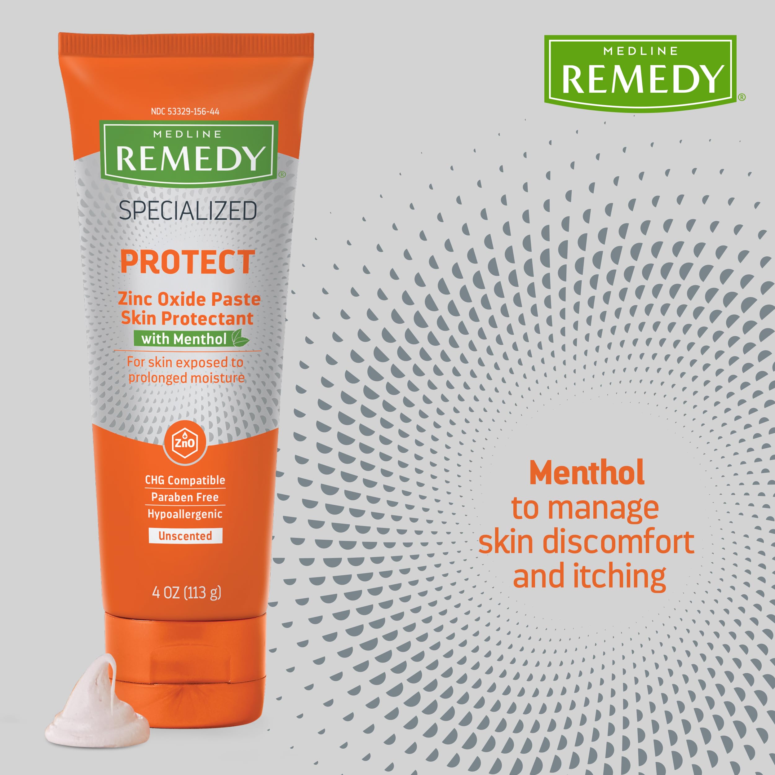 Medline Remedy Pâte emballage tube pratique: transport facile lors des déplacements.