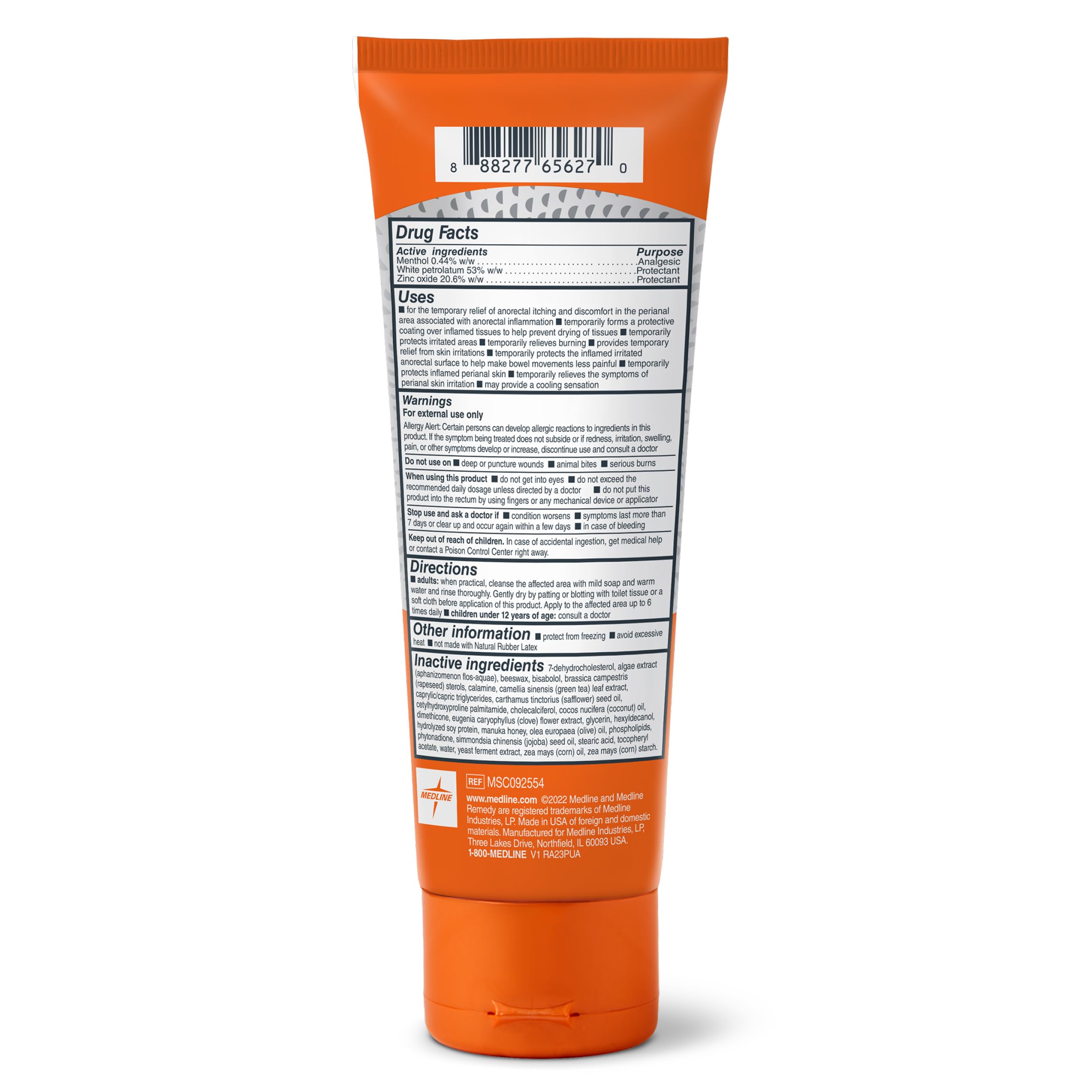 Medline Remedy Pâte usage quotidien adulte: idéal pour les soins cutanés quotidiens.