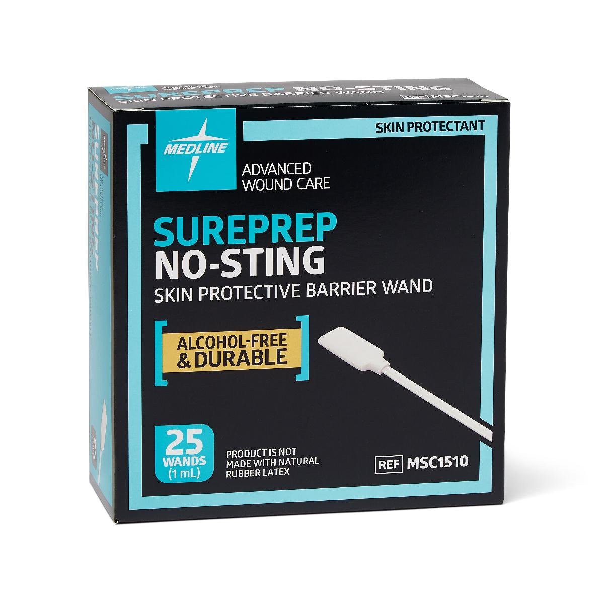 Medline SurePrep, applicateur-baguette jetable, protection cutanée rapide et précise avant les procédures.