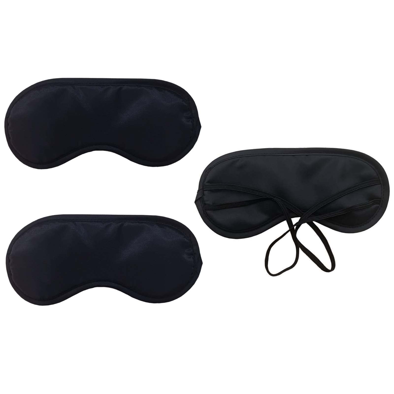 Medsuo masque yeux noir doux et confortable bloque la lumière pour le repos.
